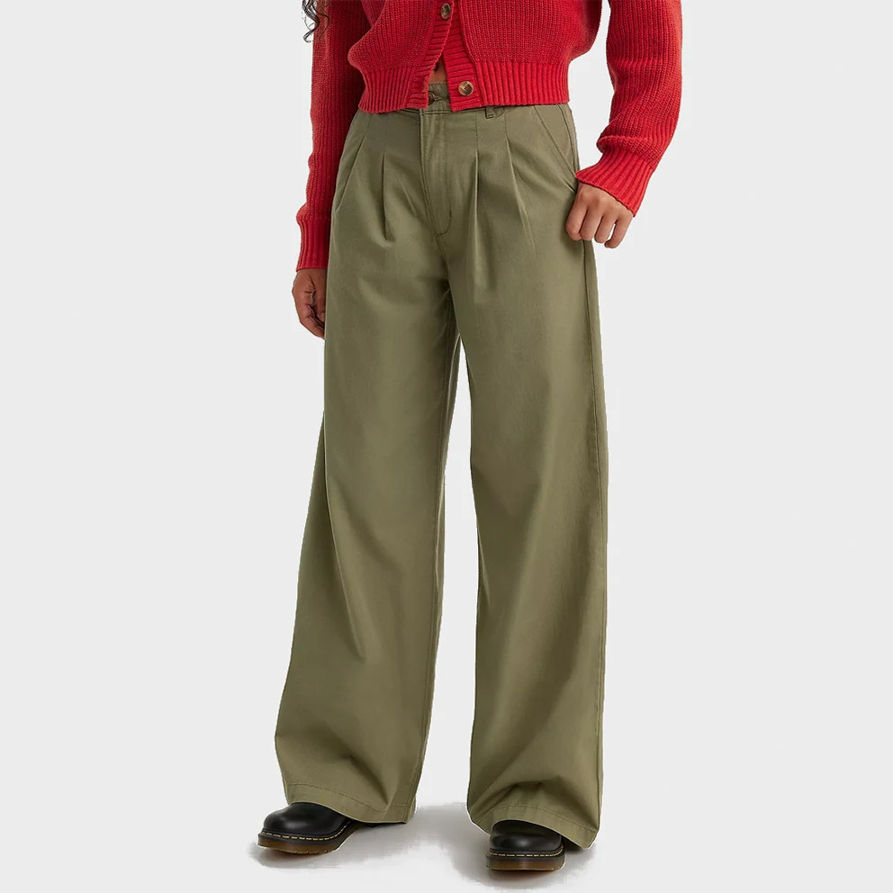 Pleated Wideleg Women's Pants
