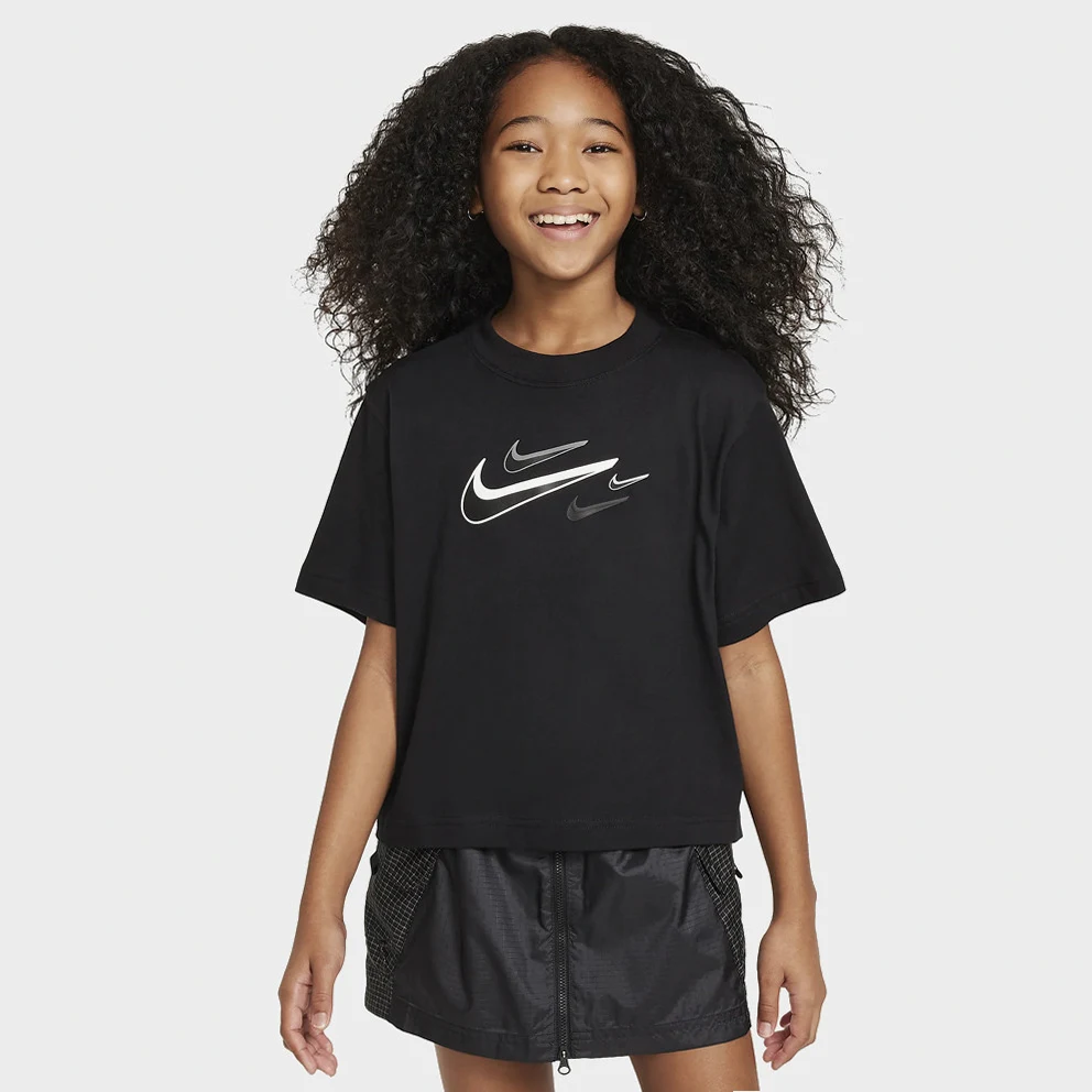 G Nsw Tee Boxy Swoosh Logo