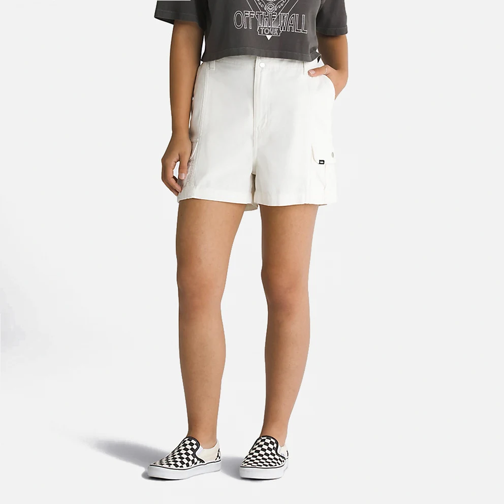 Sidewalk Cargo Short Abc White