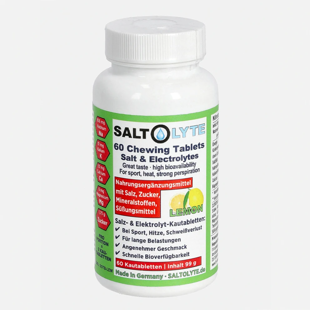 60 Salt & Electrolytes Chewing Tablets Lemon