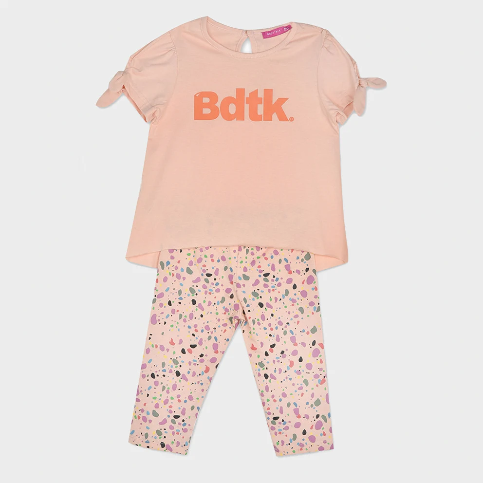 Loose Top & 3/4 Kids' Tracksuit Set