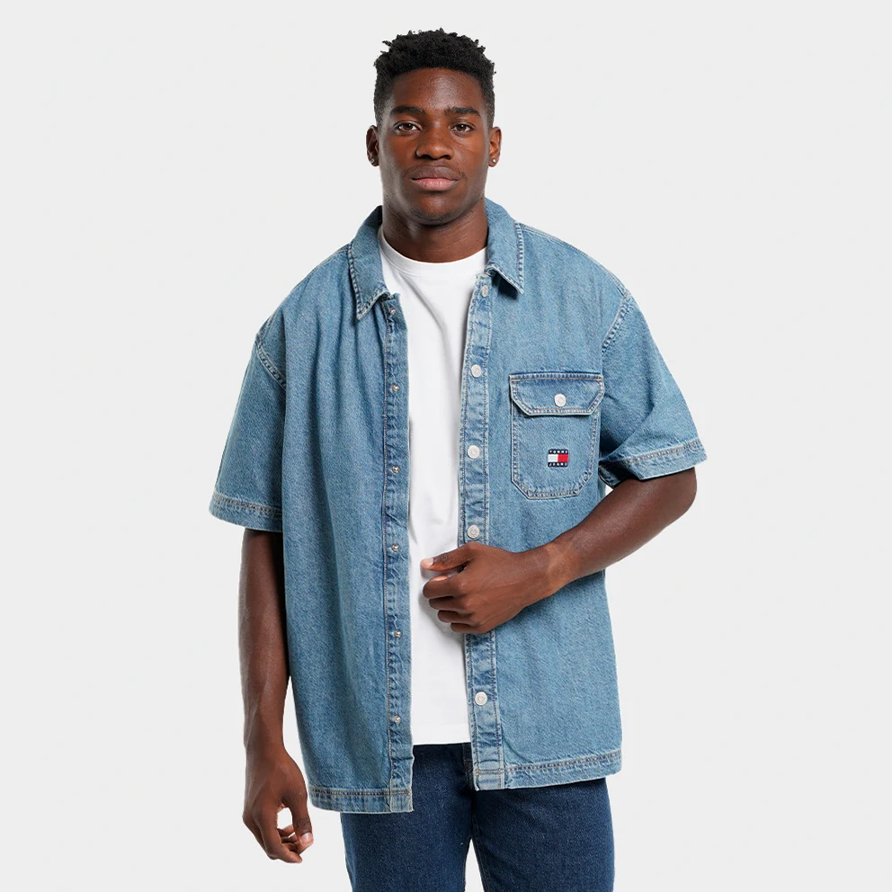Denim Oversized Men's Shirt