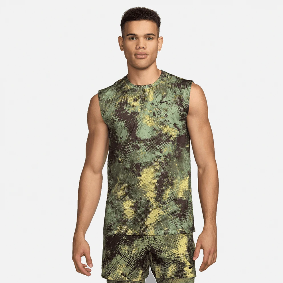 M Nk Df Tee Rlgd Sl Aop Camo
