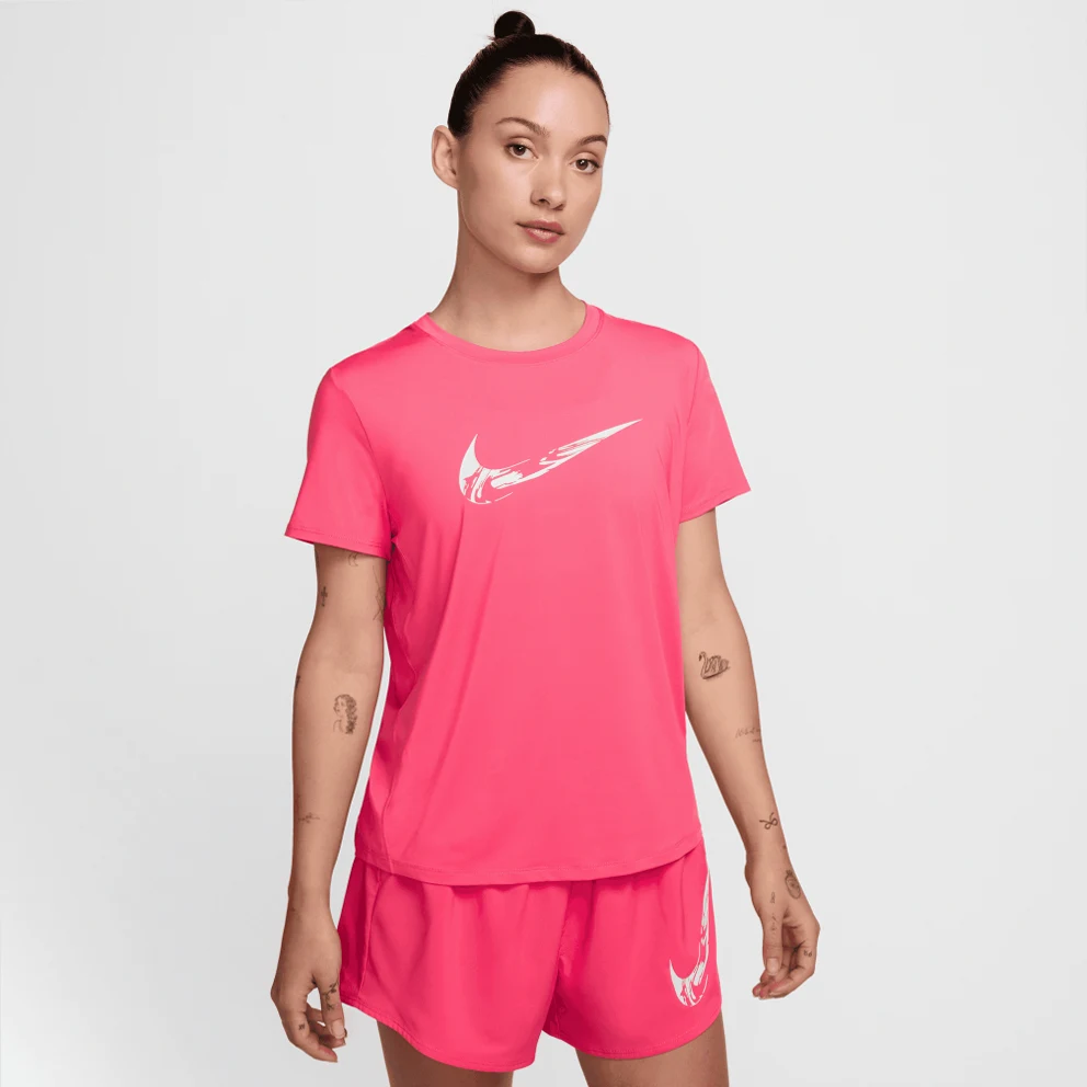 W Nk One Swoosh Hbr Df Ss Top