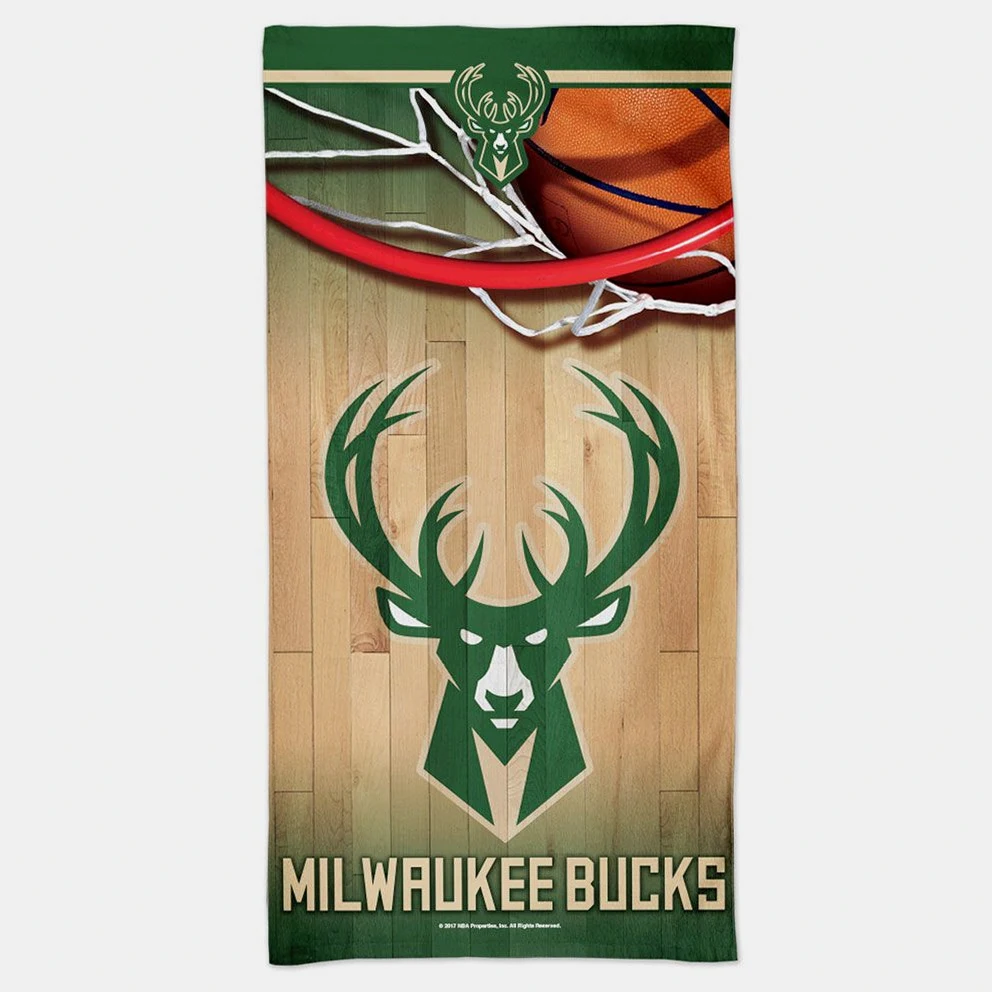 NBA Milwaukee Bucks Beach Towel 152 x 76 cm