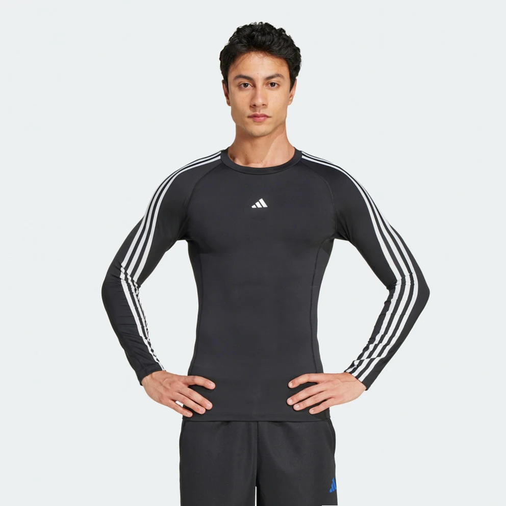 Techfit Compression Training 3-Stripes Men's Longsleeve