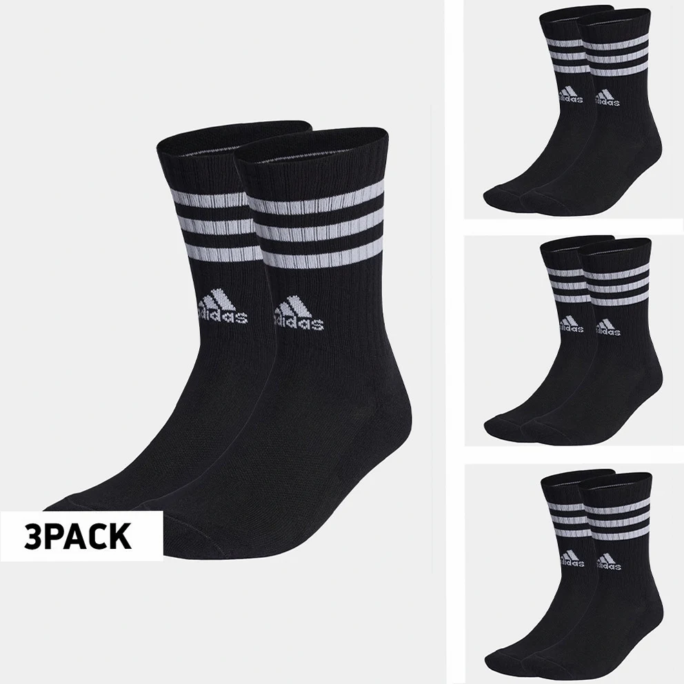 3-Stripes Cushioned Crew Unisex Socks