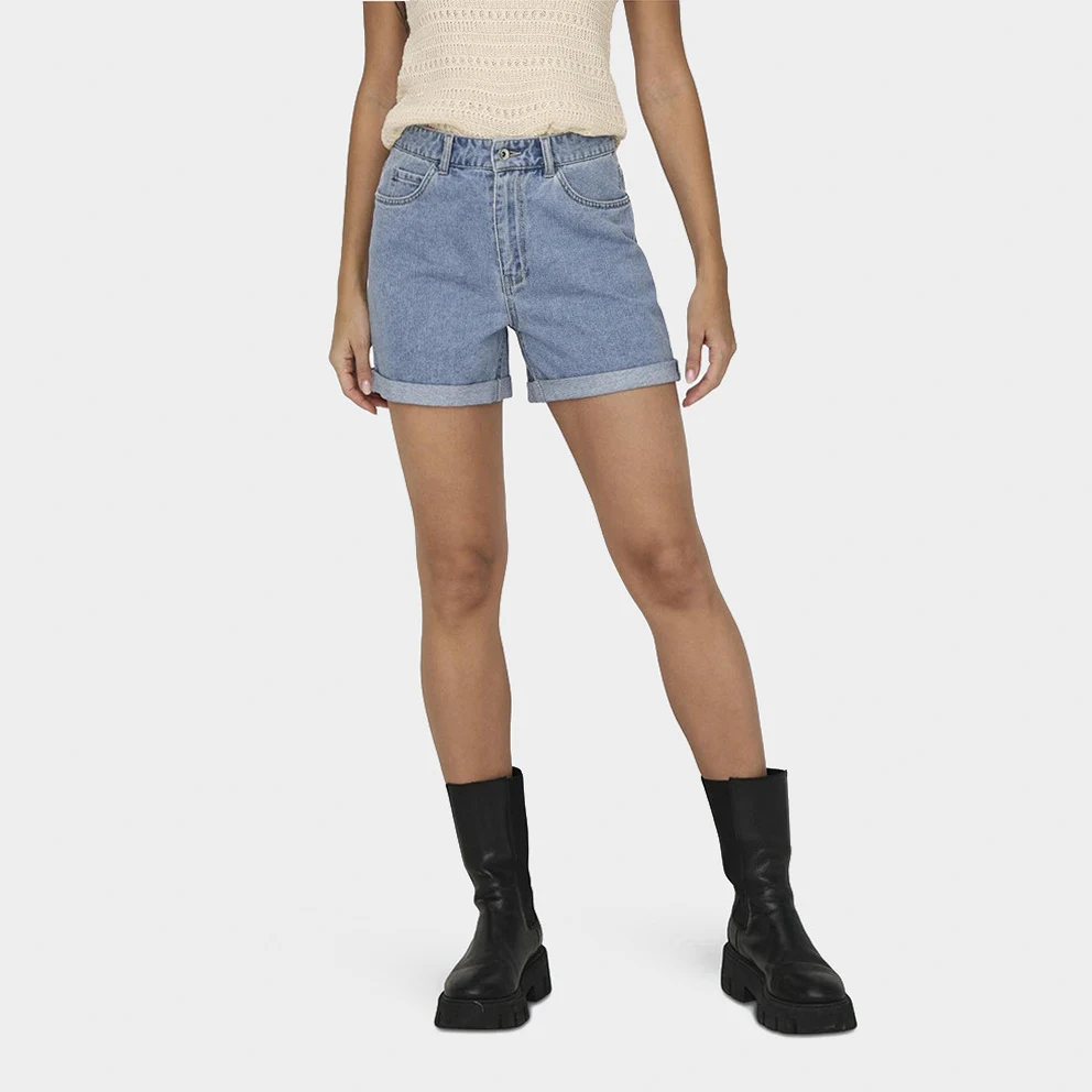 Onlvega Hw Mom Dnm Shorts Noos
