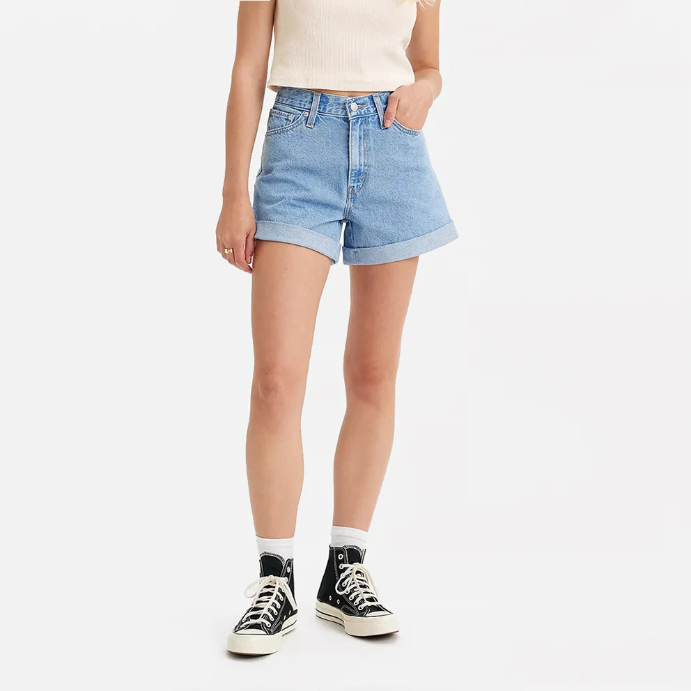 Rolled 80S Mom Women's Jean Shorts