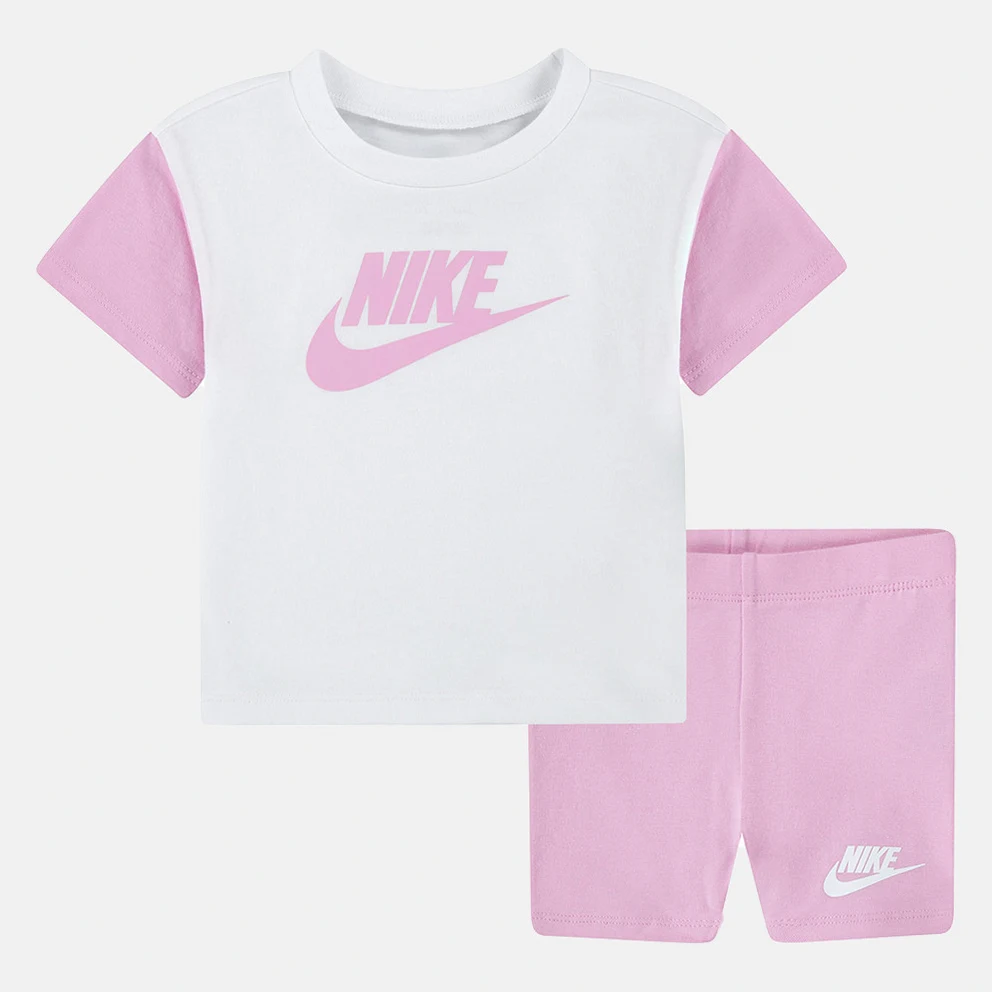 (G)Cblk Tee/Sht Wht/Pnk$