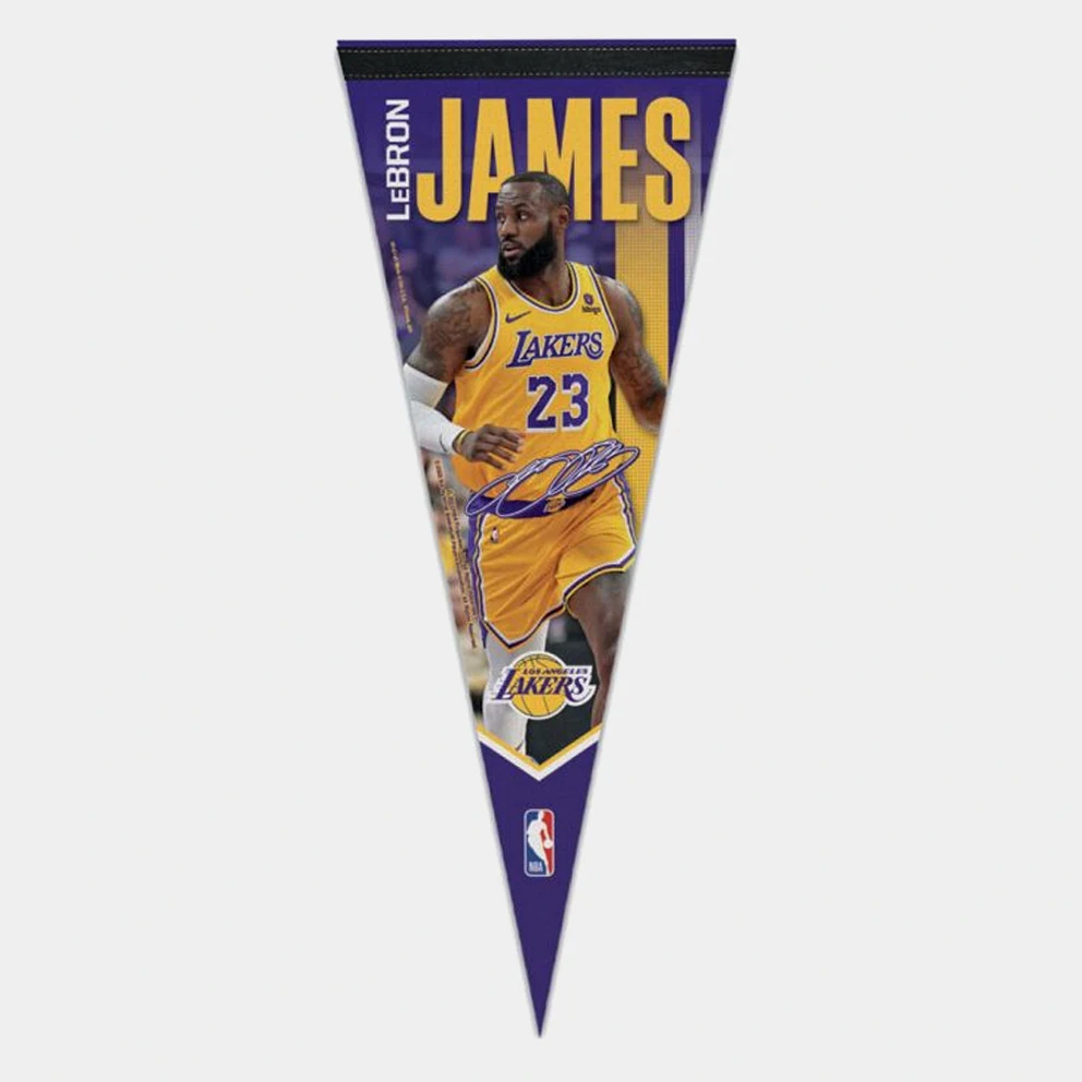 NBA James Lakers 23 Flag