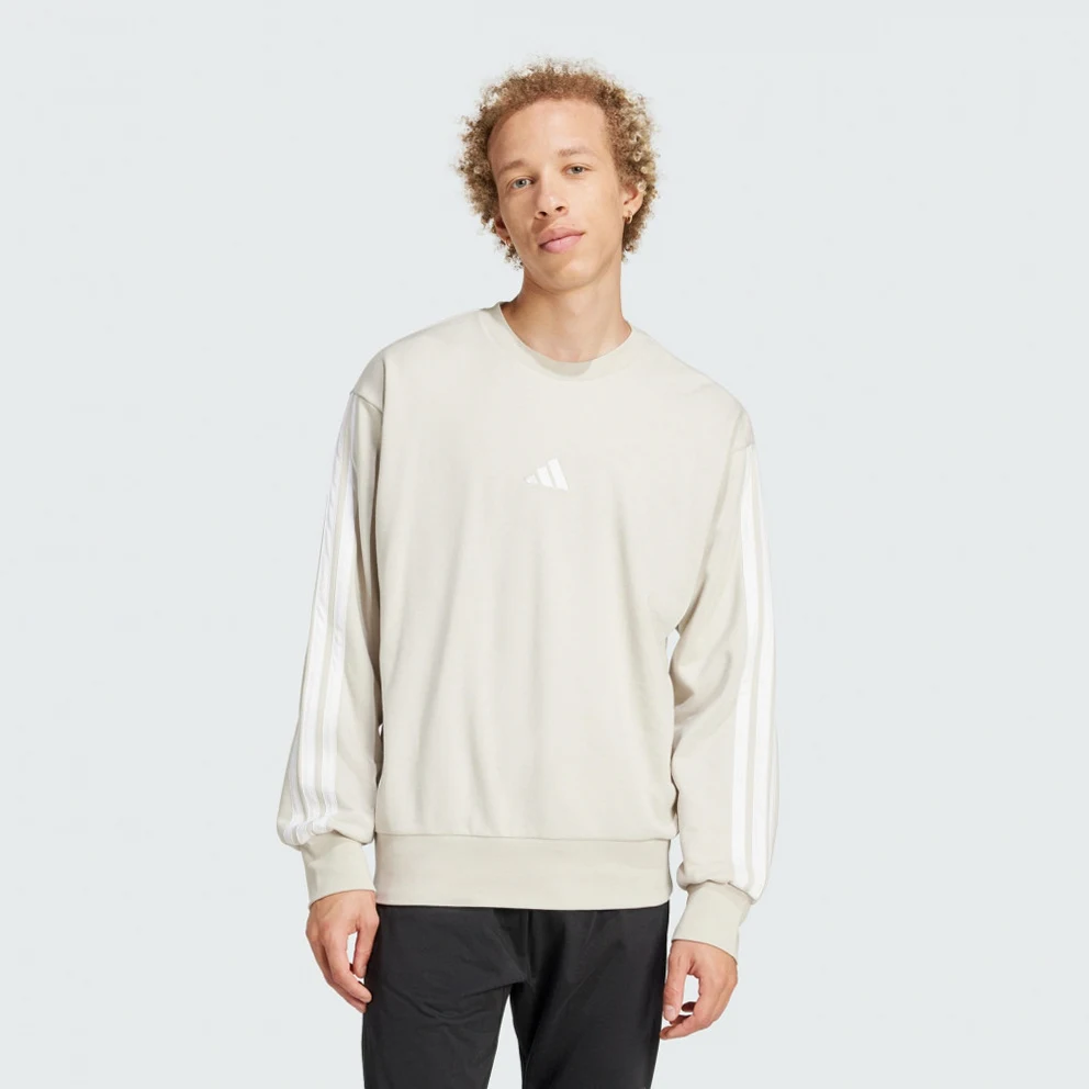 Essentials 3-Stripes French Terry Men's Sweatshirt
