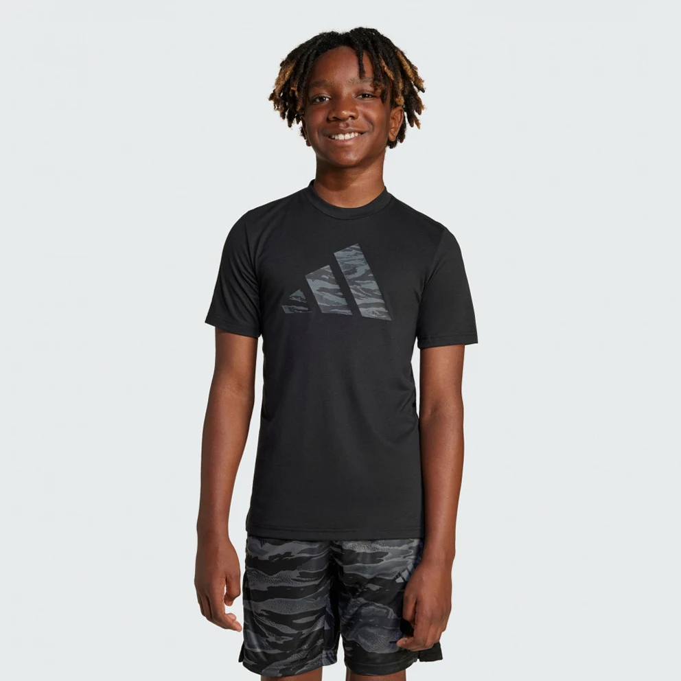 Training Essentials Camo‑Print Kids' T-Shirt