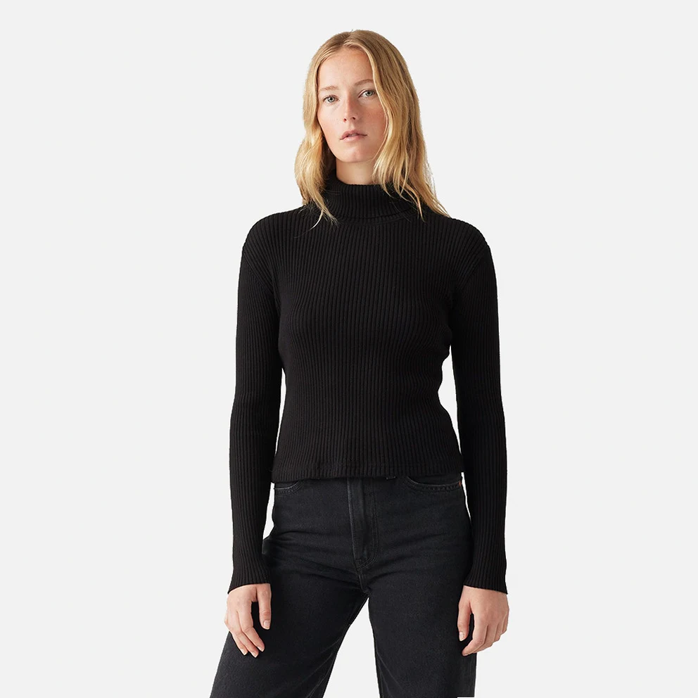 Tulip Turtleneck Women's Long Sleeve Blouse