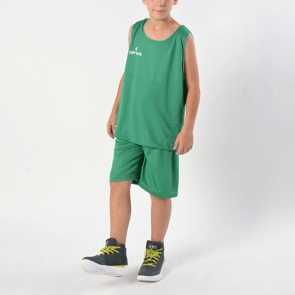 Double Face Kids' Basketball Tracksuit Set
