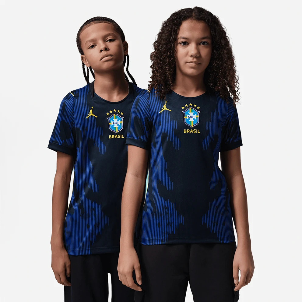 Brazil National Team Stadium Away Kids' Football Jersey