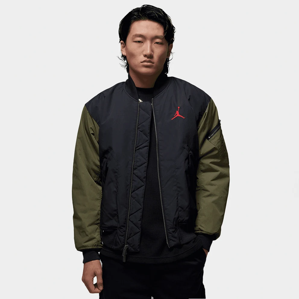 Ringed Gel Day Men's Bomber Jacket