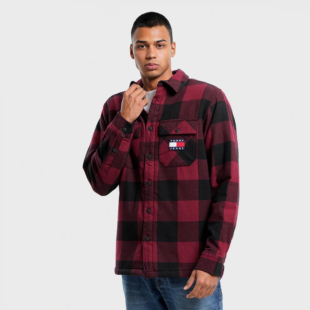Sherpa Flannel Oversized Men's Shirt