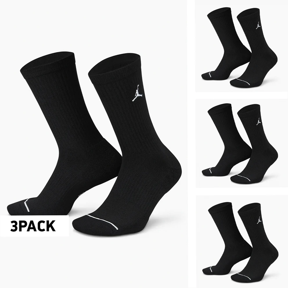 Jumpman Cush Poly Crew 3-Pack Unisex Socks