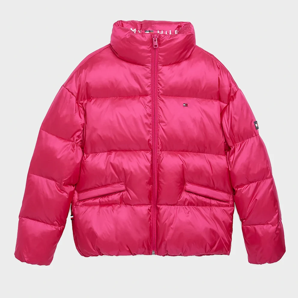Boxy Shiny Kids' Puffer Jacket