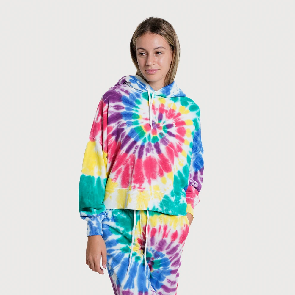 Tie-Dye Women's Cropped Hoodie