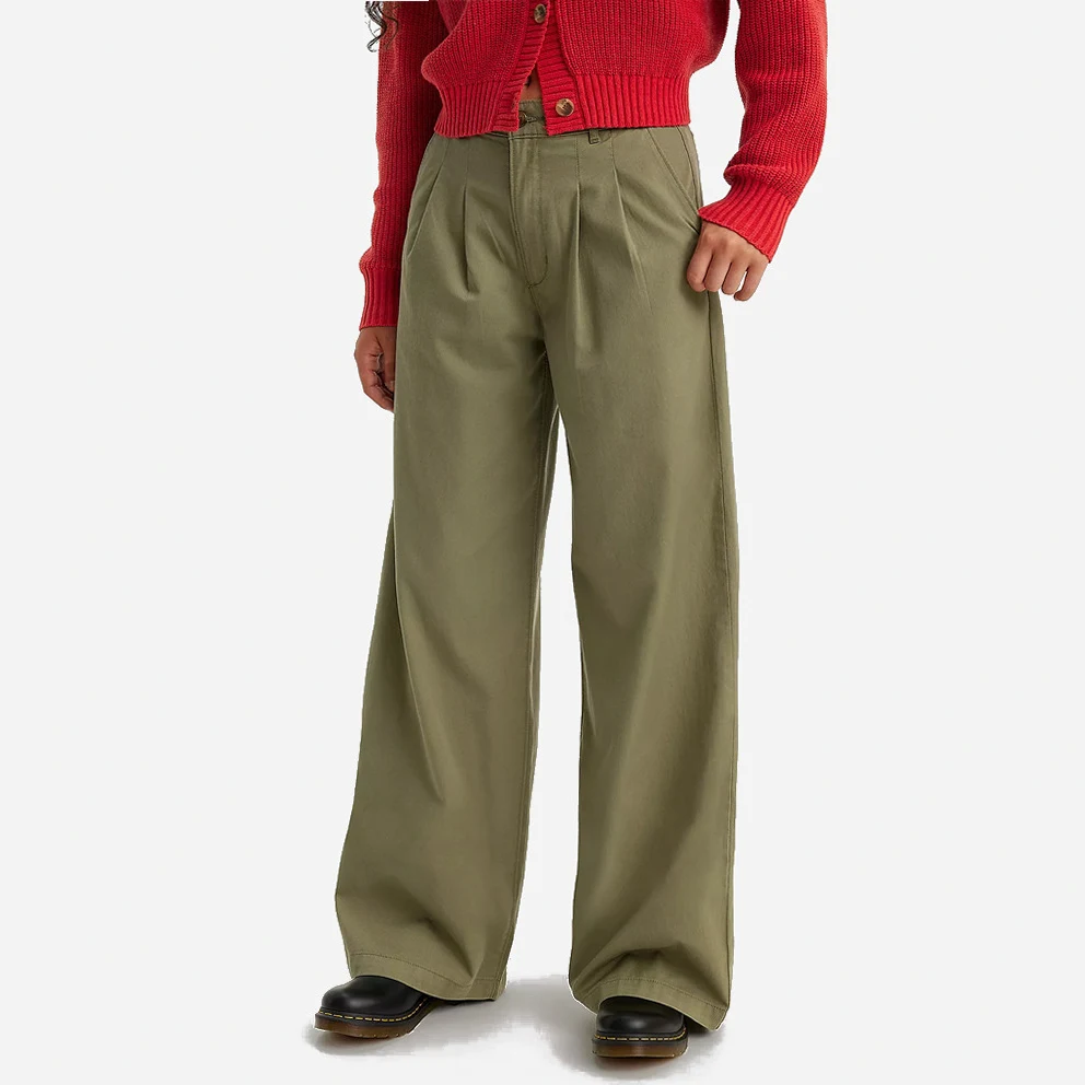 Pleated Wideleg Women's Jeans