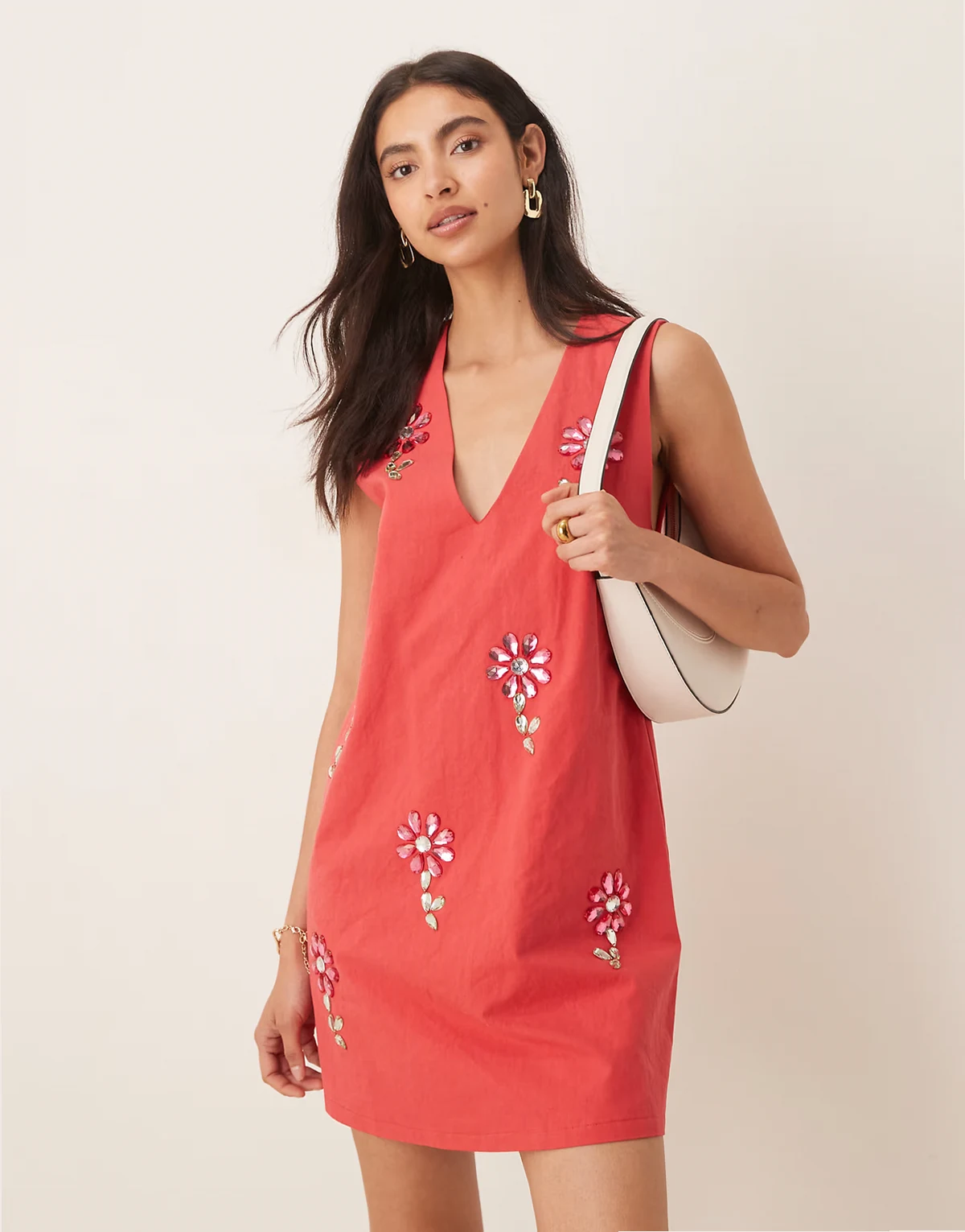 – Field Gem – Minikleid in Rot