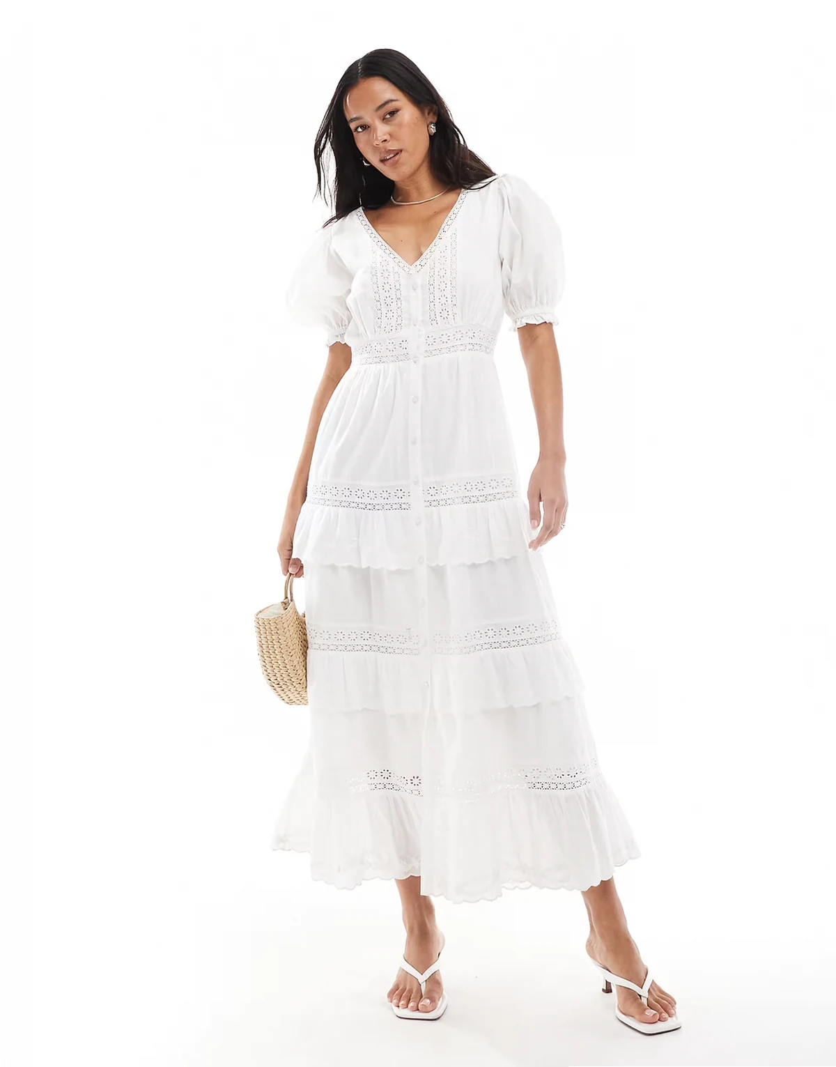 – Heritage – Maxikleid in Weiß