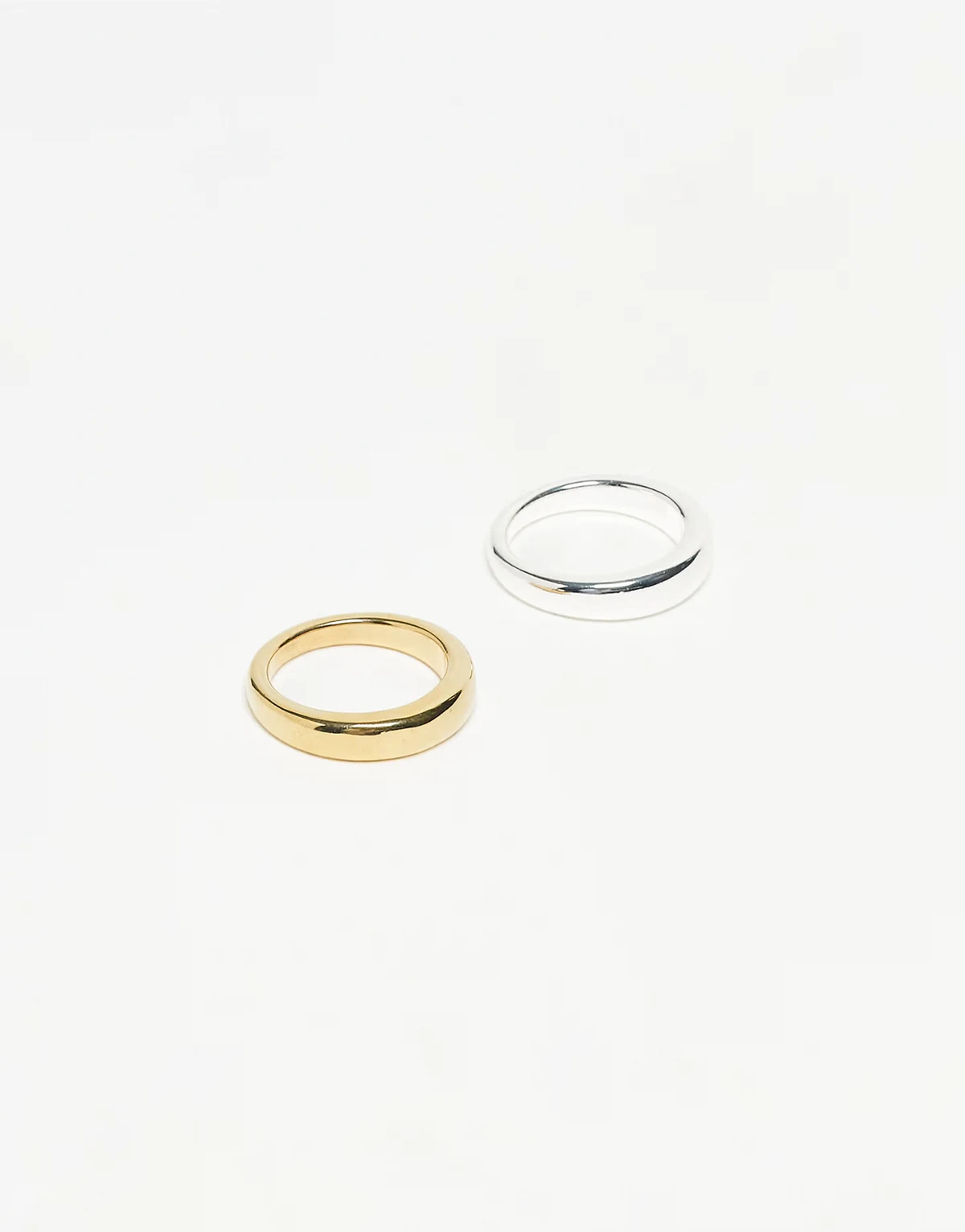 – Bandring-Set in Silber- und Goldoptik