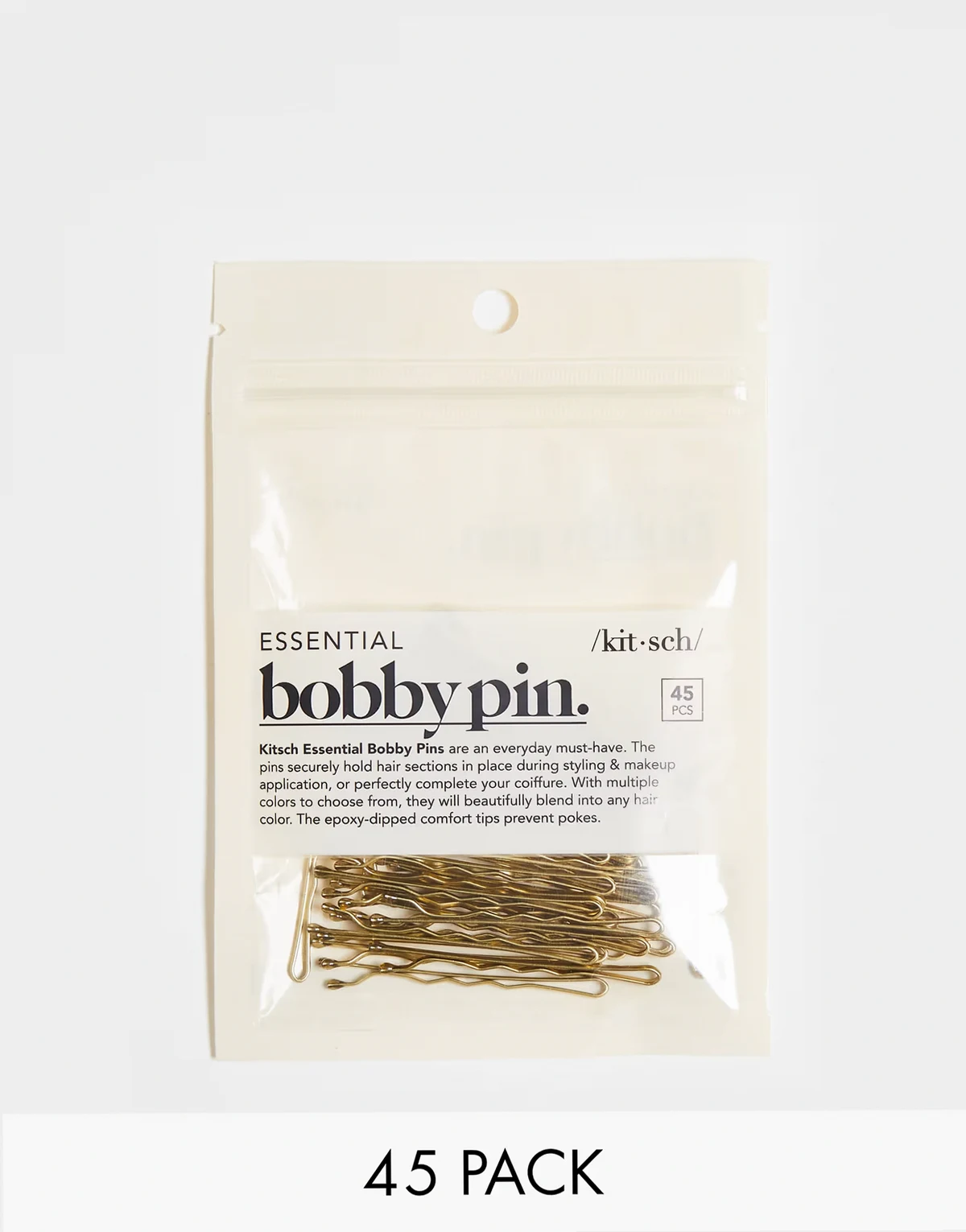 – Essential – Wsuwki do włosów dla blondynek, 45 sztuk