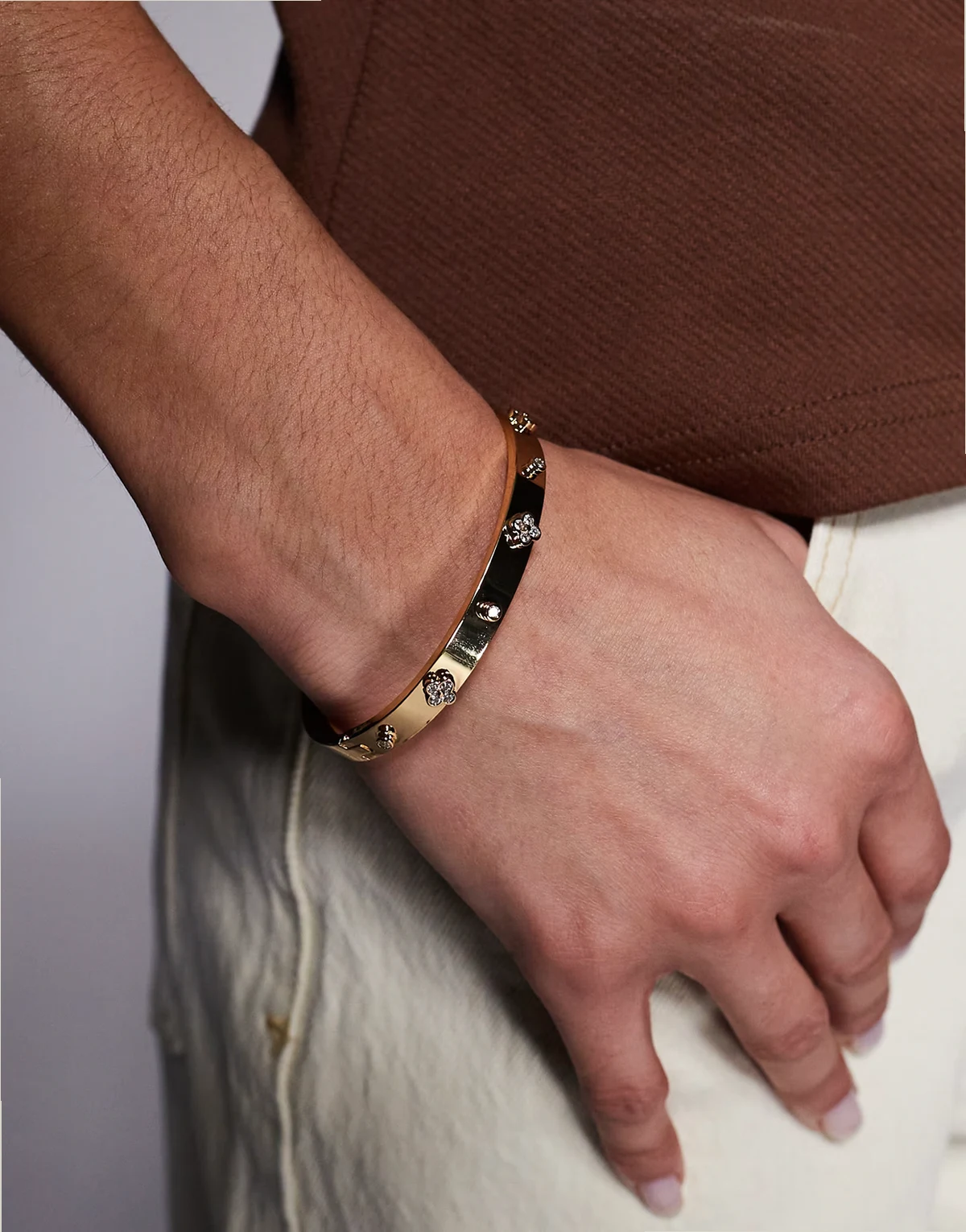 – Gracelet – Zdobiona bransoletka w kolorze złota