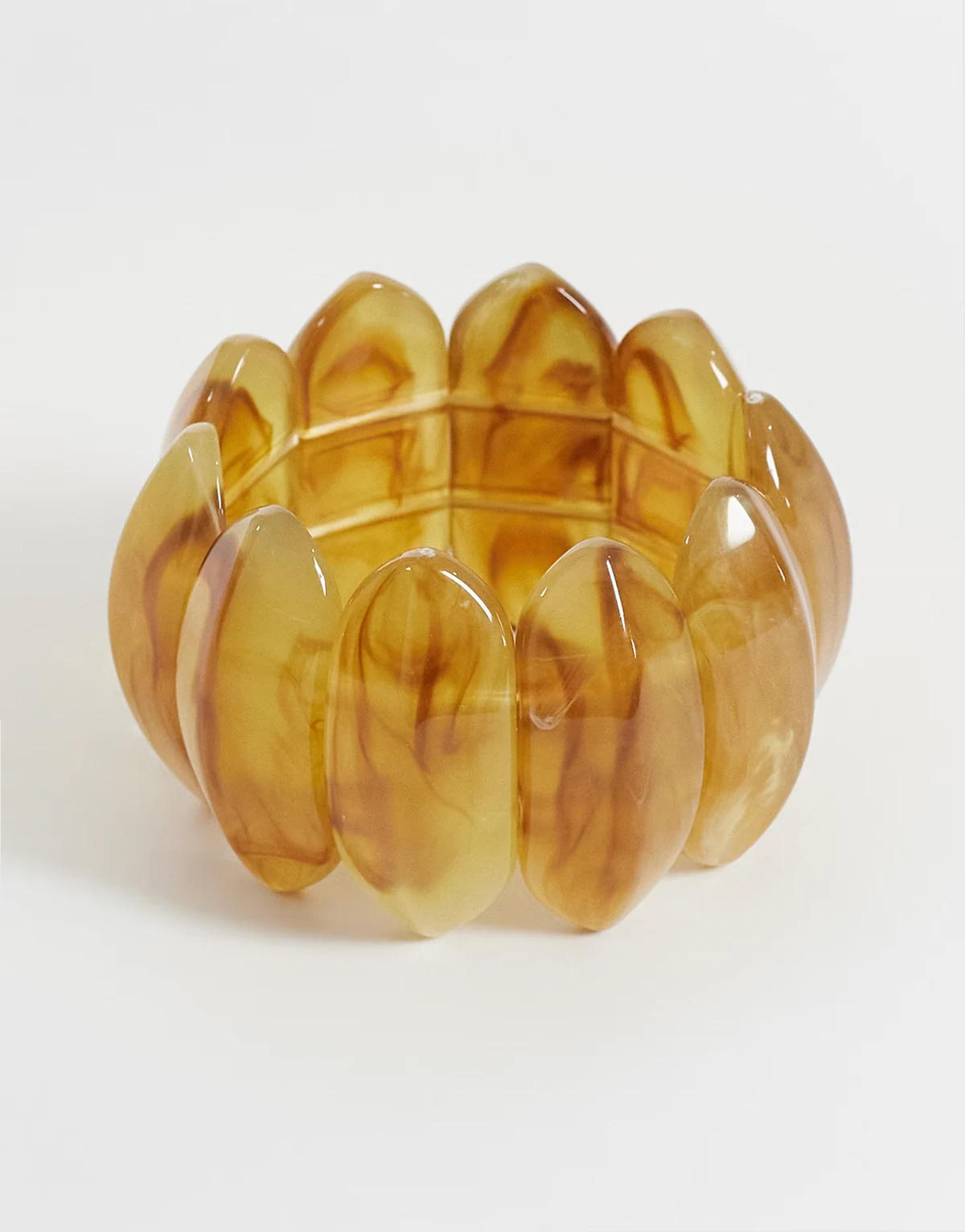 – Bransoletka z tworzywa w kolorze złota