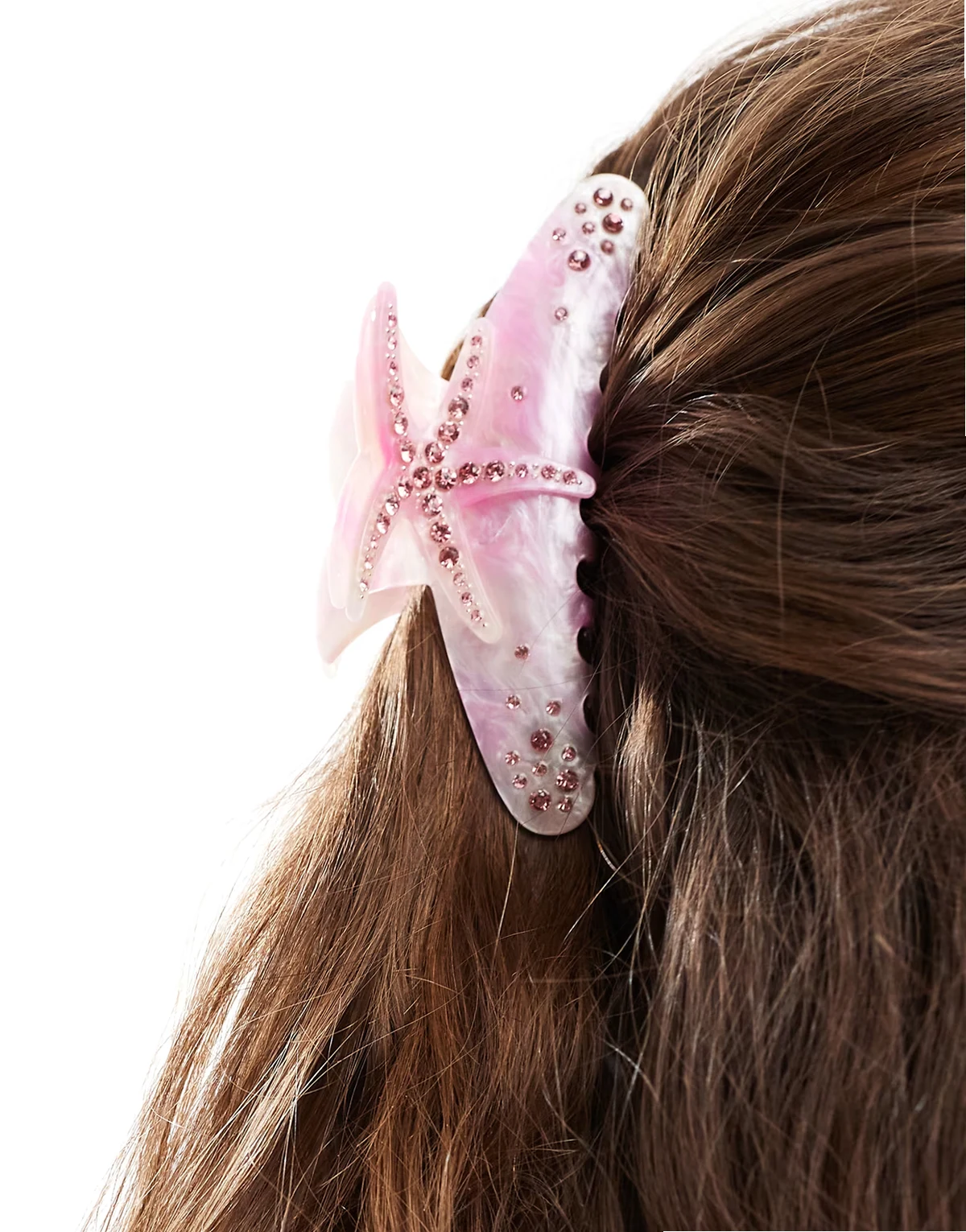 x ASOS Exclusive Pink Star Jewel Clip