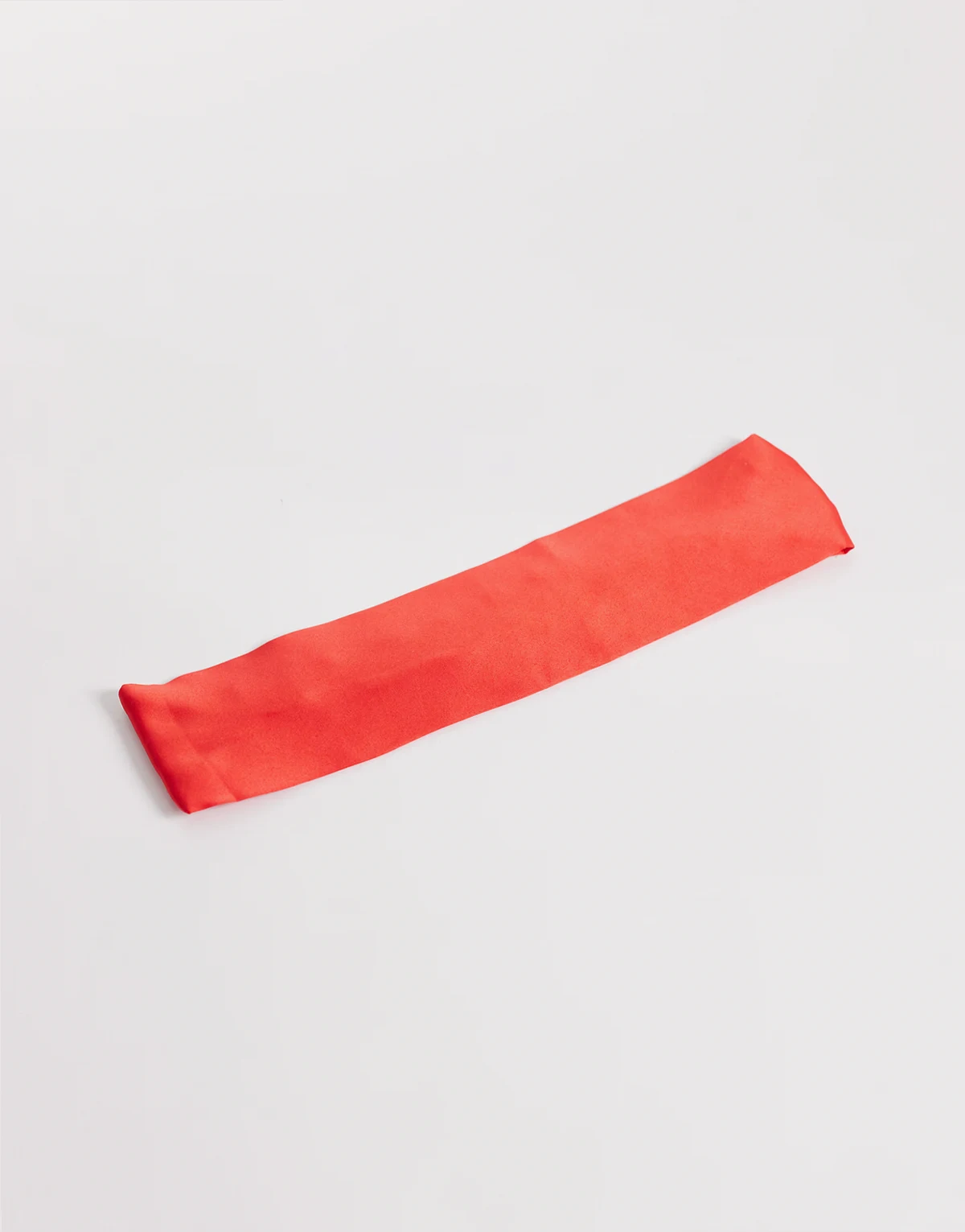 – Haarreif aus Satin in Dunkelrot