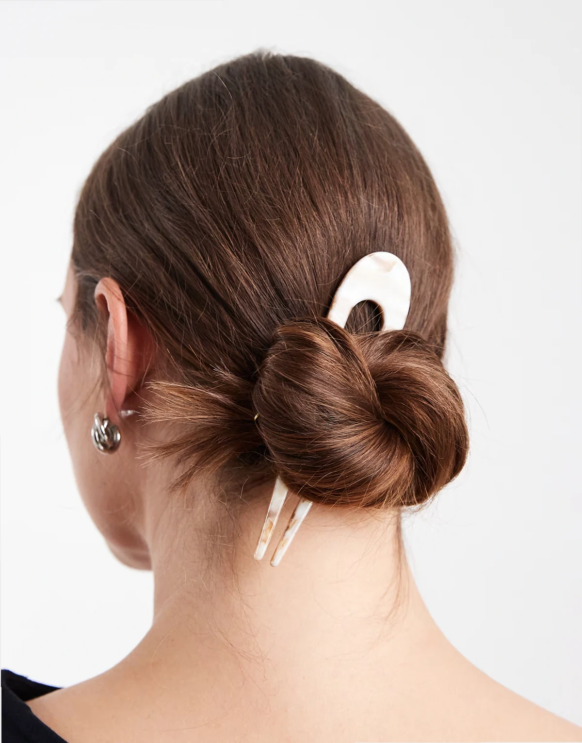 – Französische Haarspange aus Kunstharz in verschiedenen bunten Farben