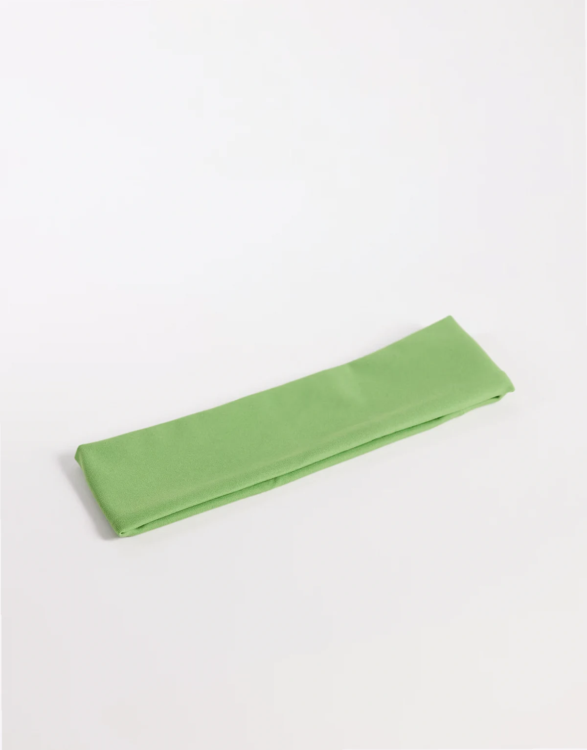 Icon soft touch yoga wide headband in green