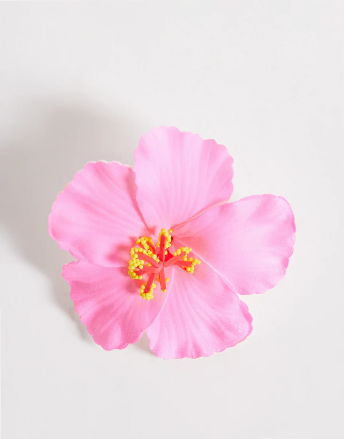 flower clip in fuchsia pink