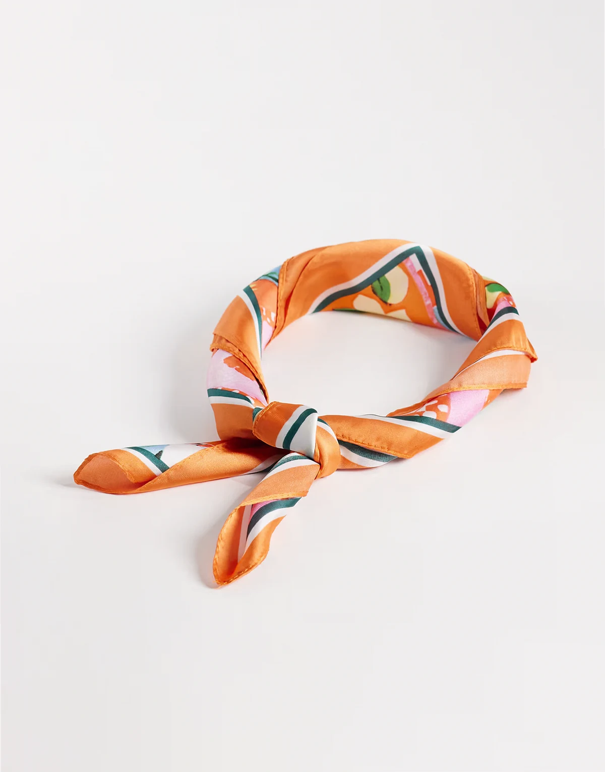 headscarf in multi fruit print