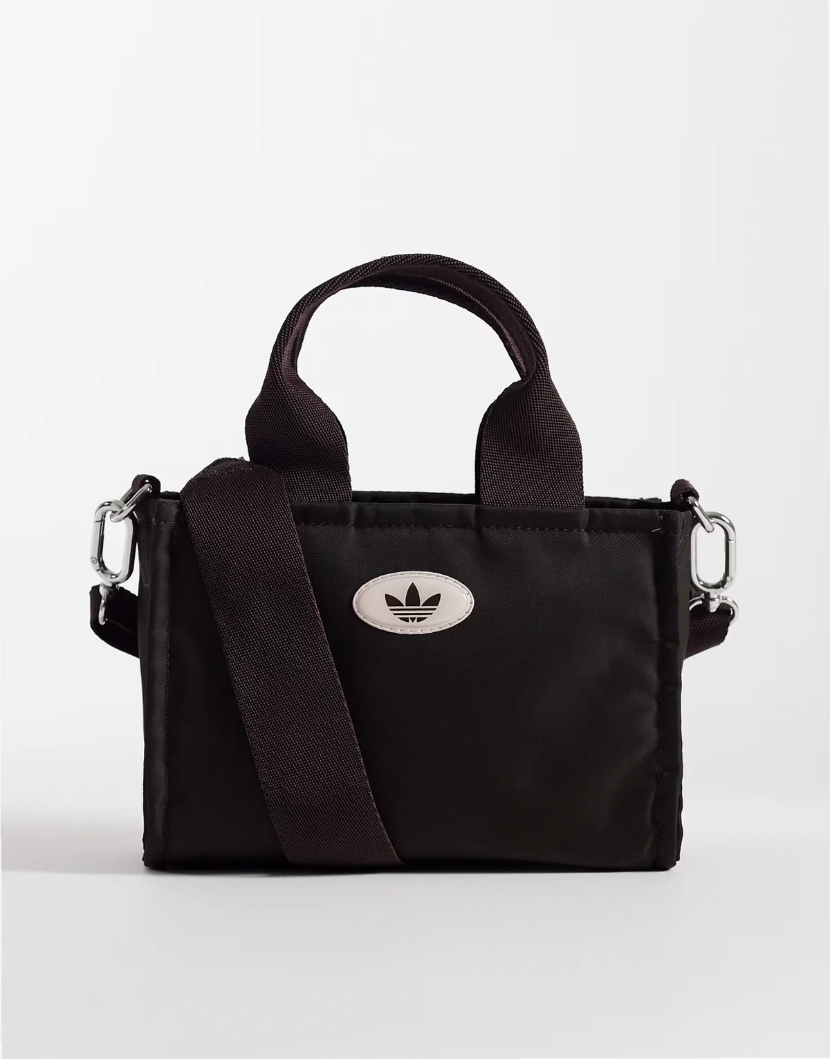 Micro Mini tote bag in dark brown
