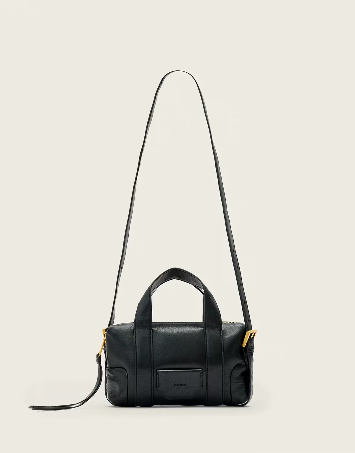 ares G compact crossbody bag in black