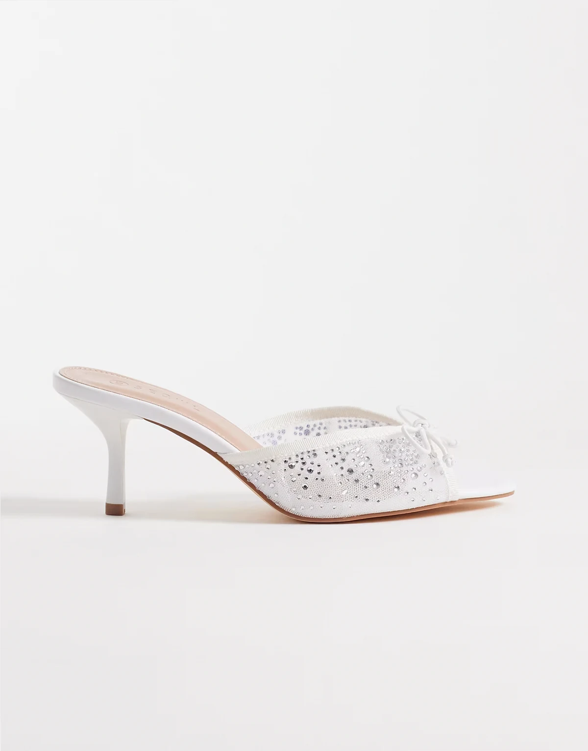 – Eden – Verzierte Sandaletten in Weiß