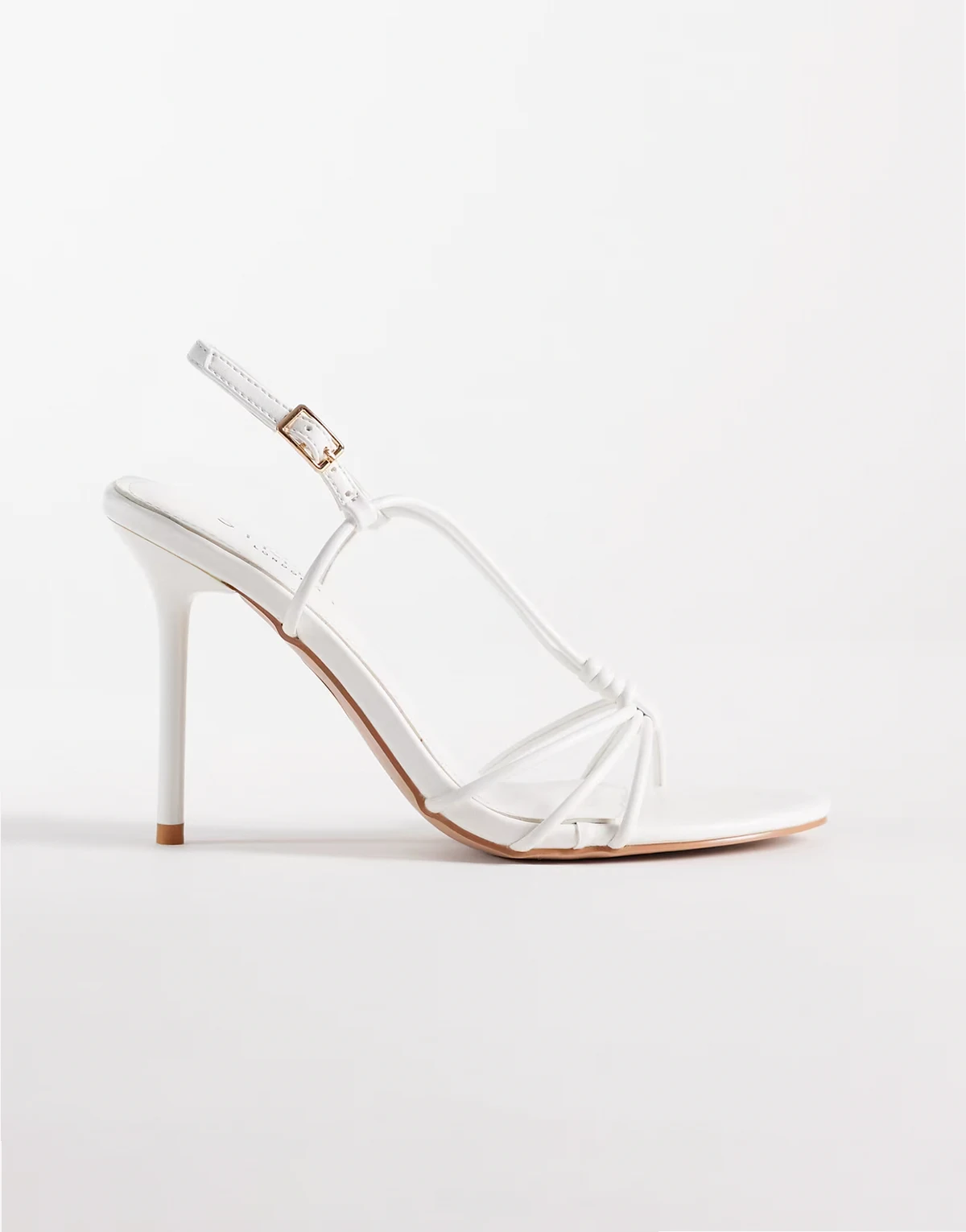 Simmi London Nina strappy heeled sandals in white