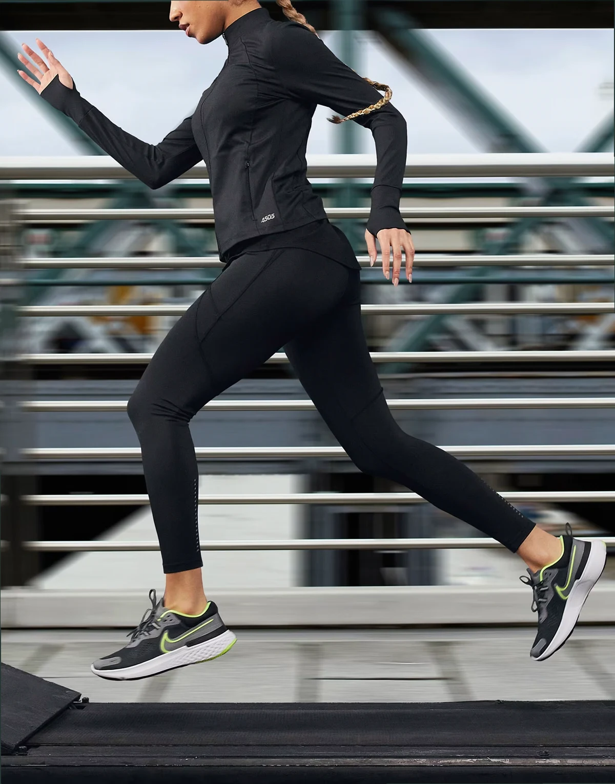 Icon run tie waist legging with pocket
