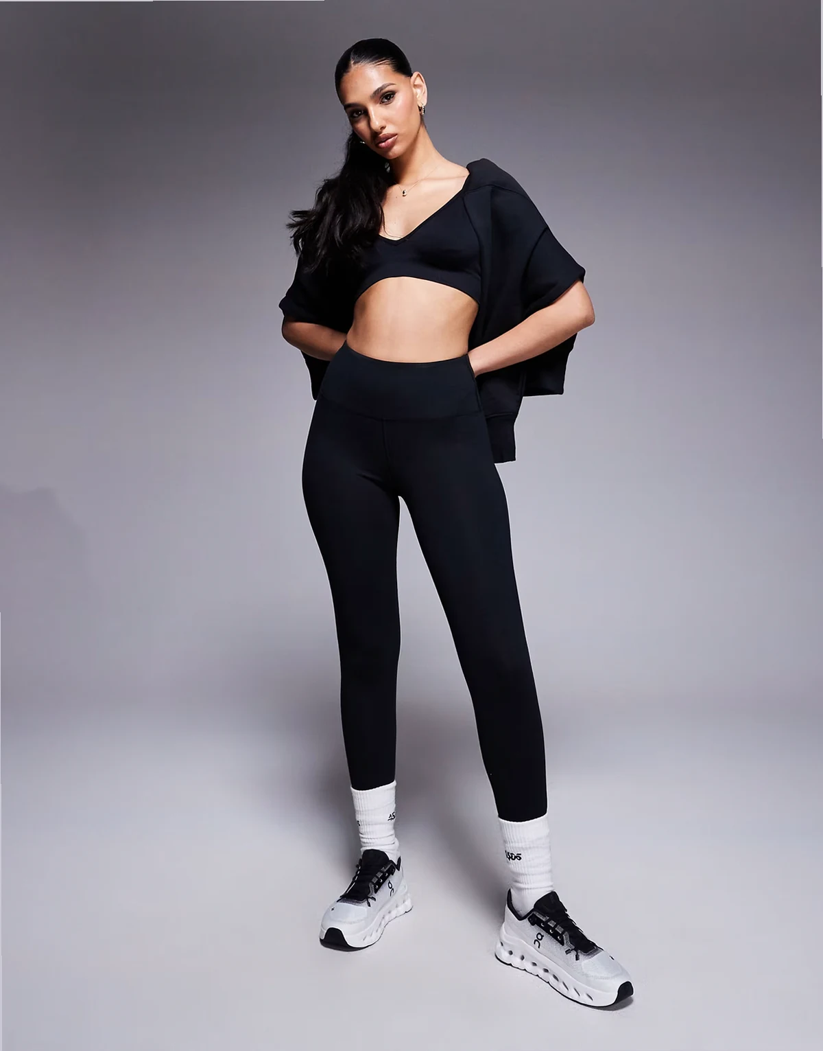 Icon soft touch yoga legging in black