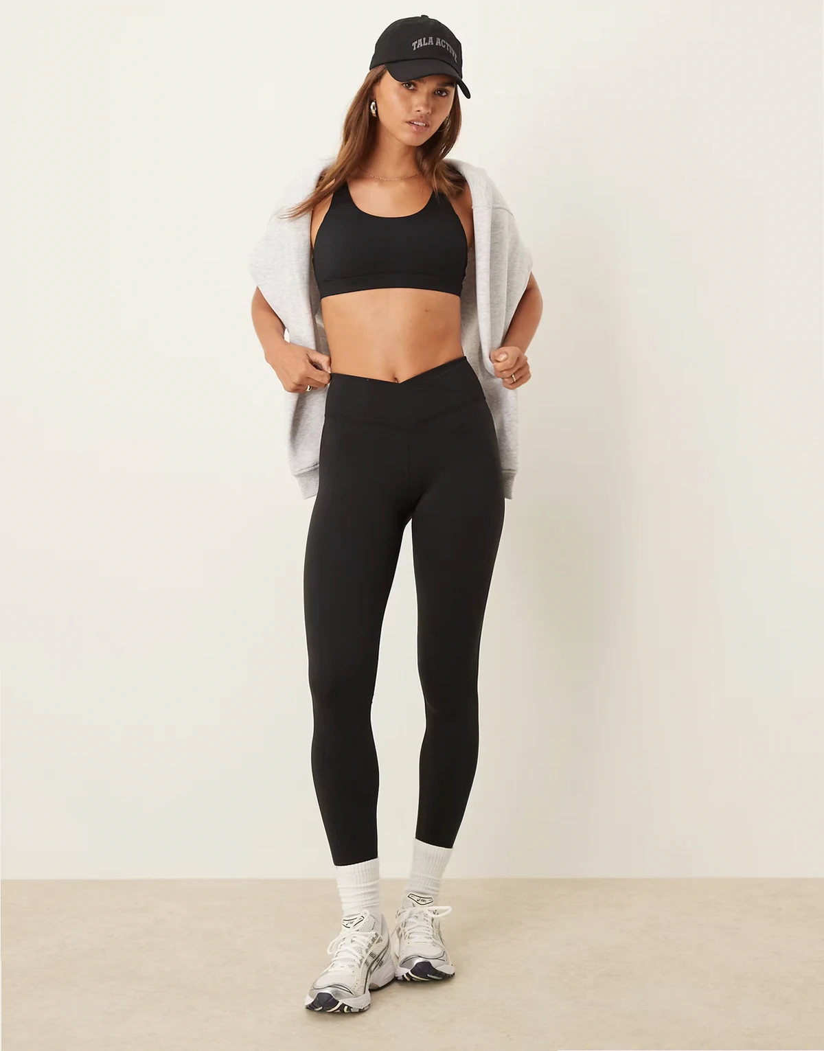 Day Flex wrap high waisted leggings in black