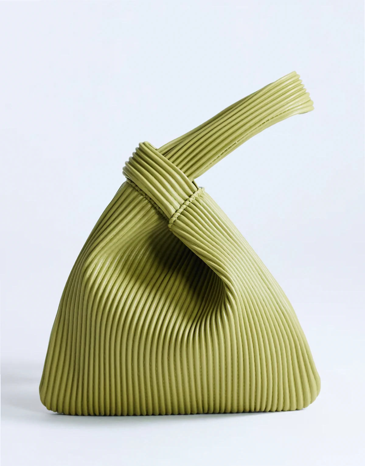 Gracie grab bag in chartreuse