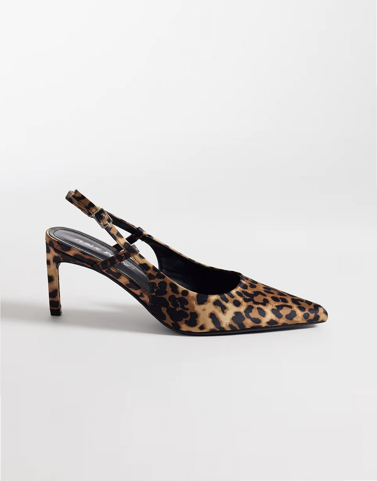 – Salsa – Schuhe mit Leopardenmuster, Fersenriemchen und Kitten-Absatz