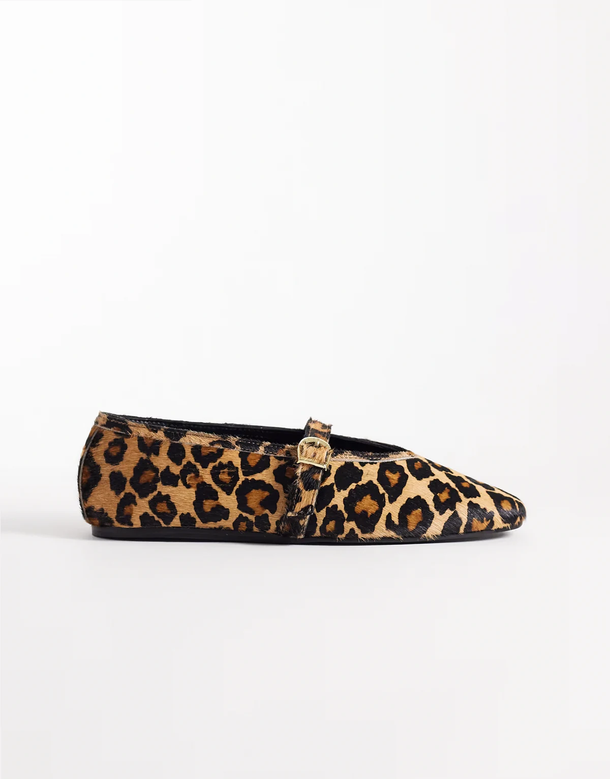 – Lively – Hochwertige Ballerinas im Mary-Jane-Stil mit Leopardenmuster