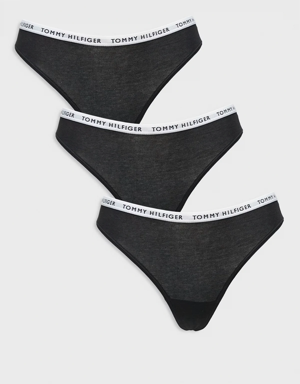 – 3er-Pack Tangas in Schwarz