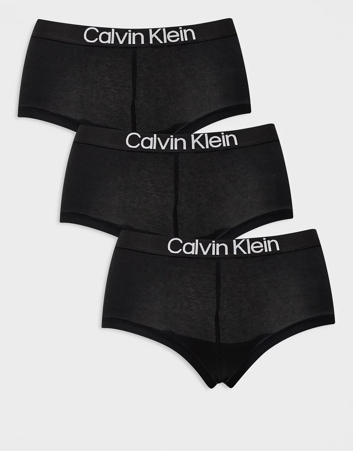 – Extra Soft Cotton – 3er-Pack Boyshorts in Schwarz